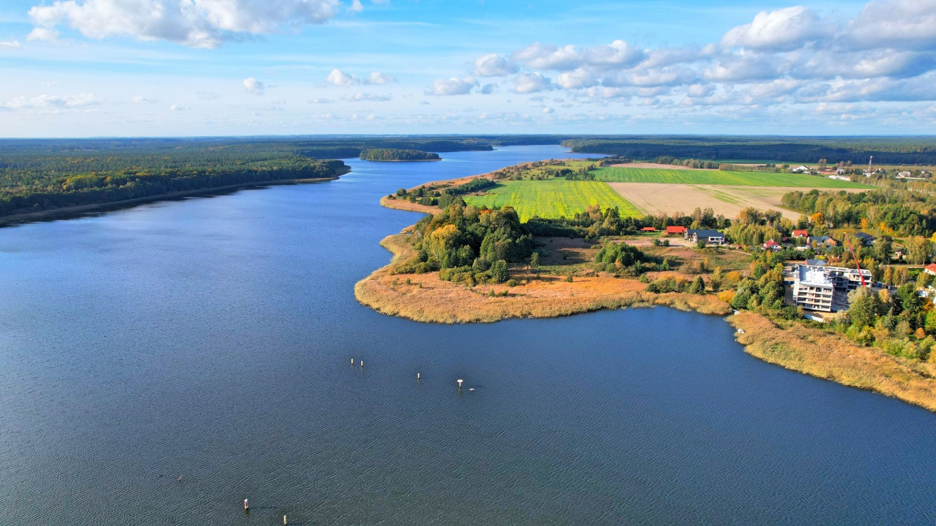 Port Ostróda - film z drona  realizacja październik 2023